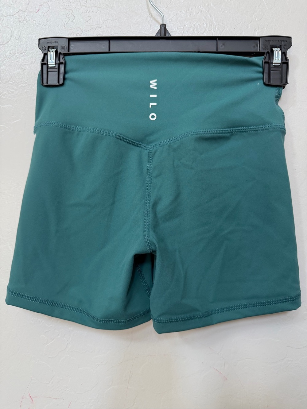 Wilo Teal High-Rise Bike Shorts - Picture 2 of 3